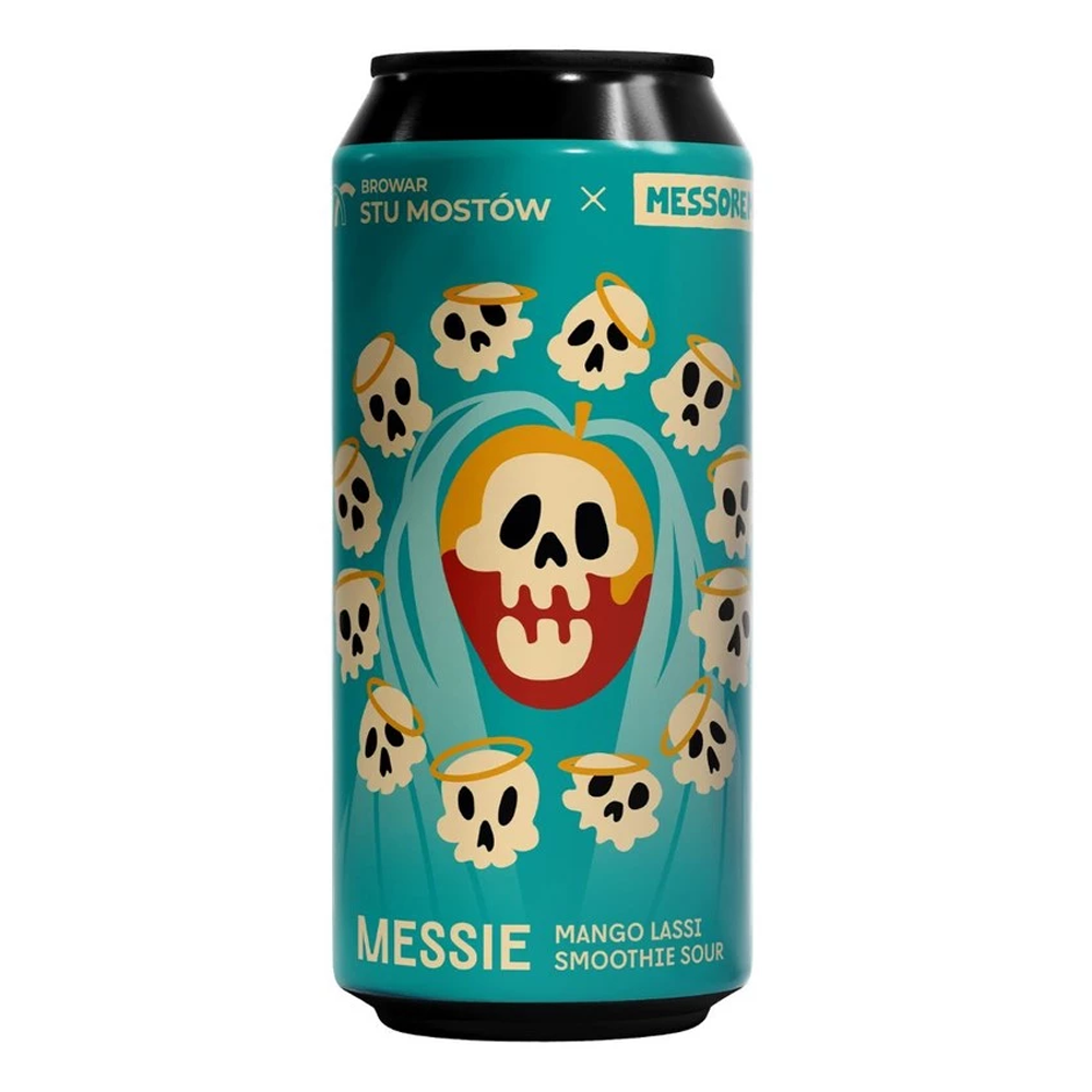 Piwo Stu Mostów Messie Mango Lassi Smoothie Sour 6% 440 ml puszka