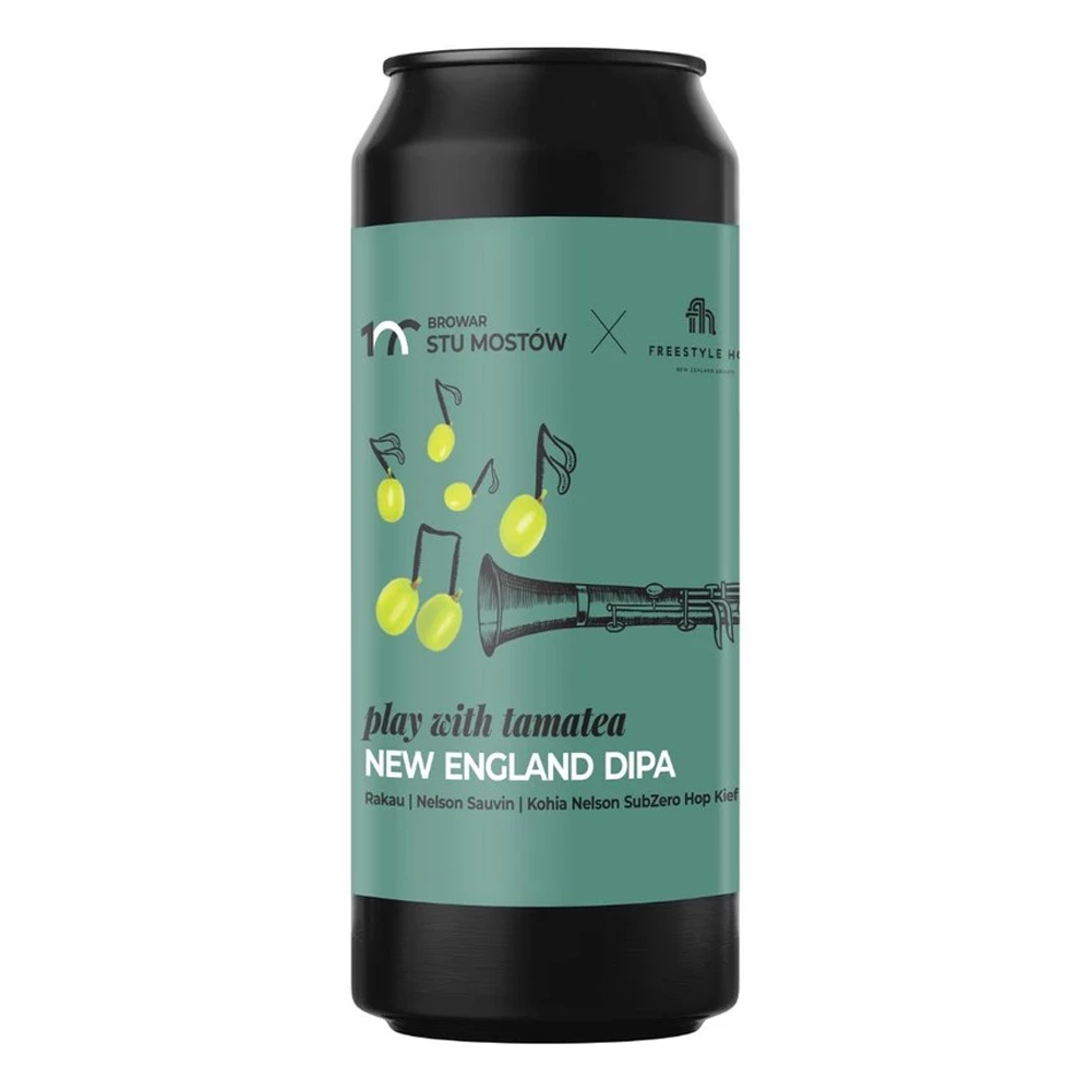 Piwo Stu Mostów Play with Tamatea New England DIPA 8% 440 ml puszka