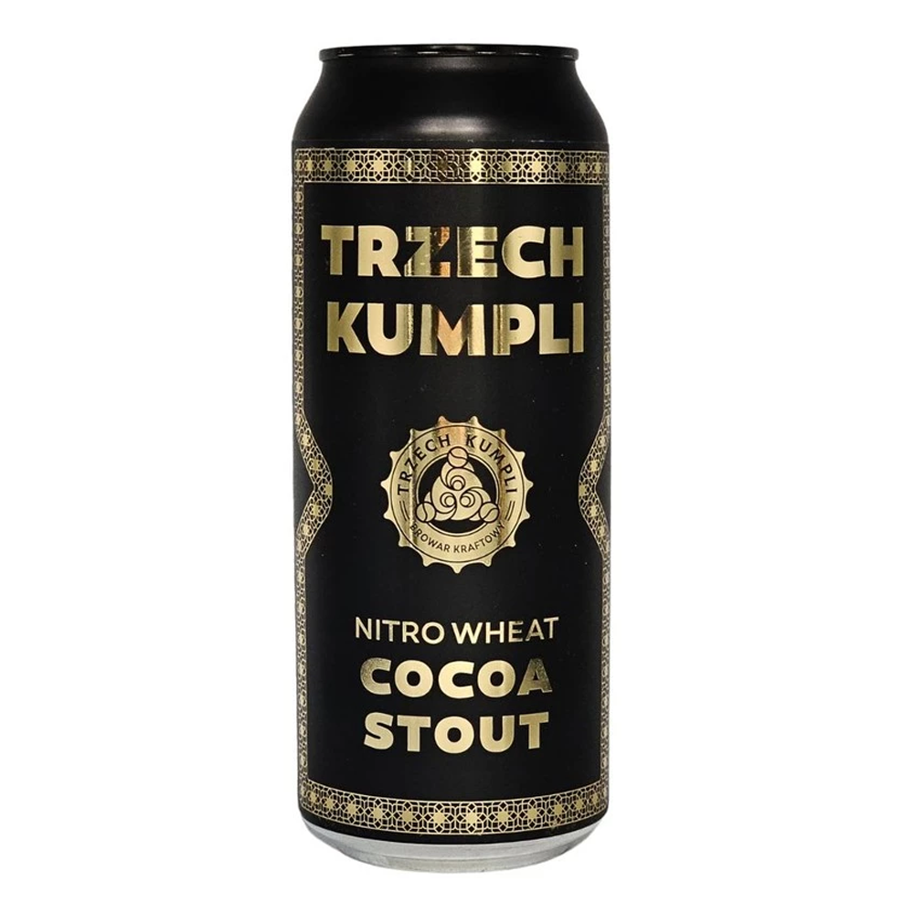 Piwo Trzech Kumpli Nitro Wheat Cocoa Stout 6,5% 500 ml puszka