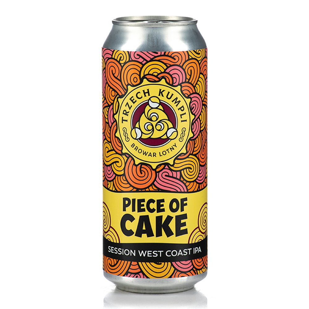 Piwo Trzech Kumpli Piece Of Cake Session West Coast IPA 5,6% 500 ml puszka