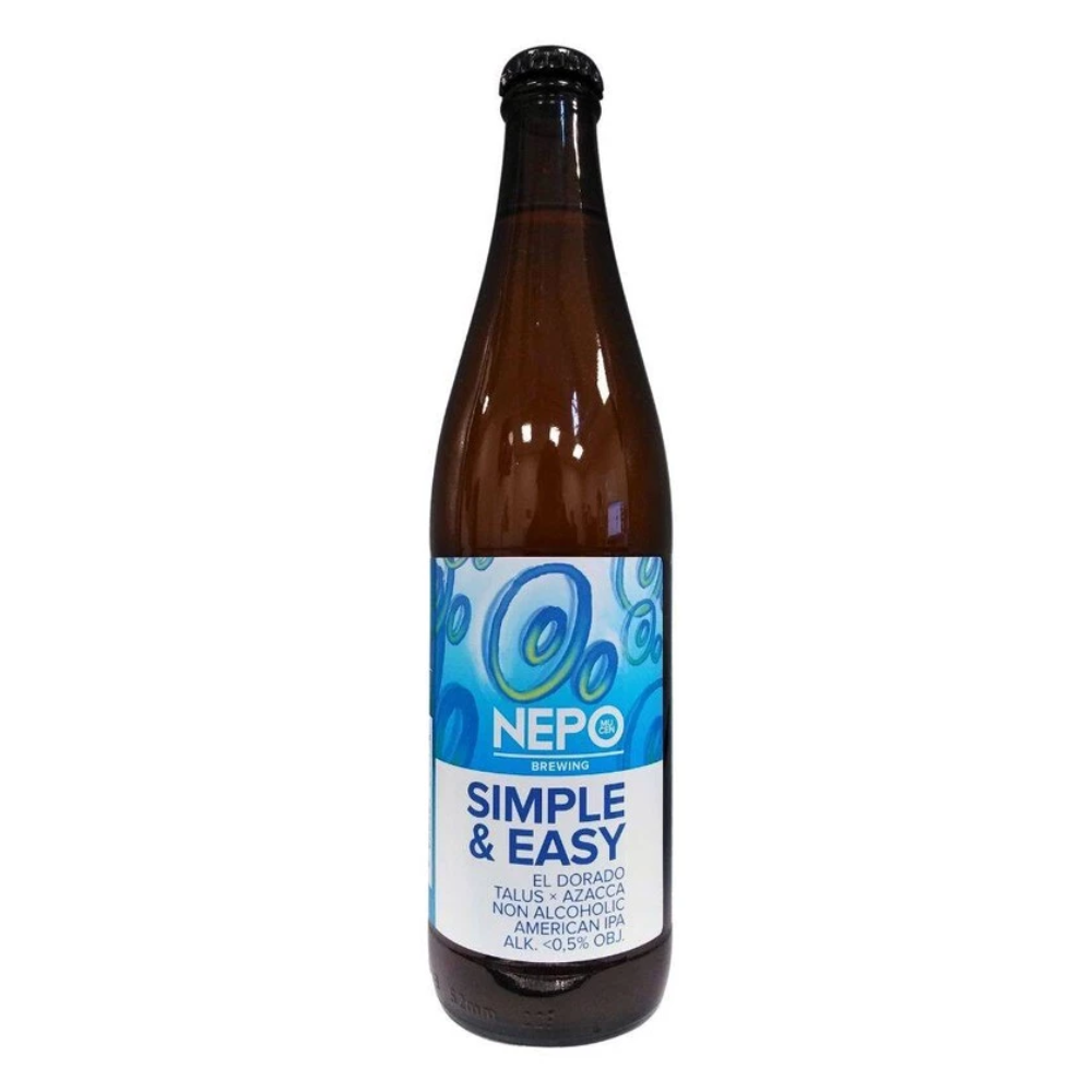 Piwo Nepomucen Simply Easy - Non Alcoholic American IPA 0,5% 500 ml