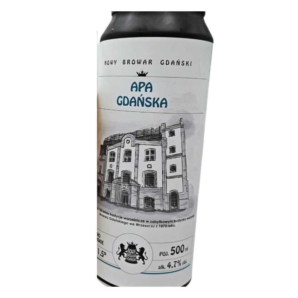 Piwo Nowy Browar Gdański - APA Gdańska 4,7% 500 ml Puszka