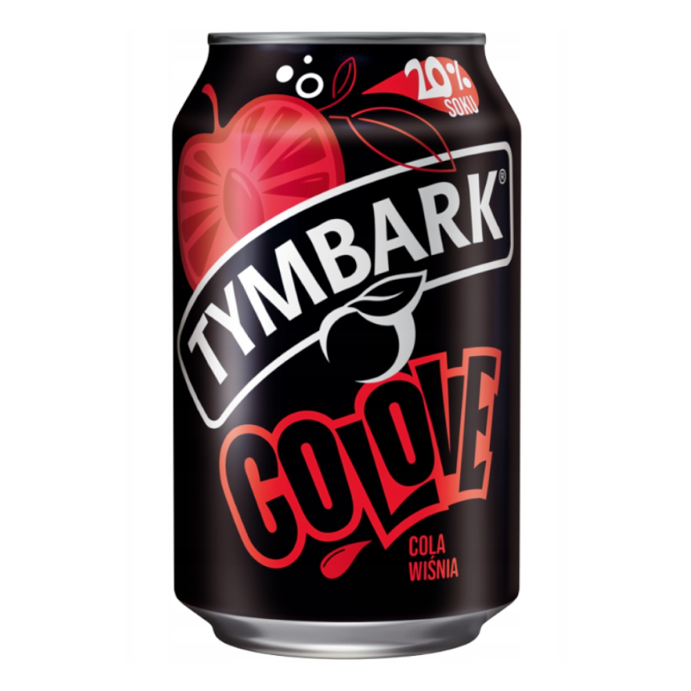 Napój Tymbark Colove Gazowany Cola Wiśnia 330 ml puszka
