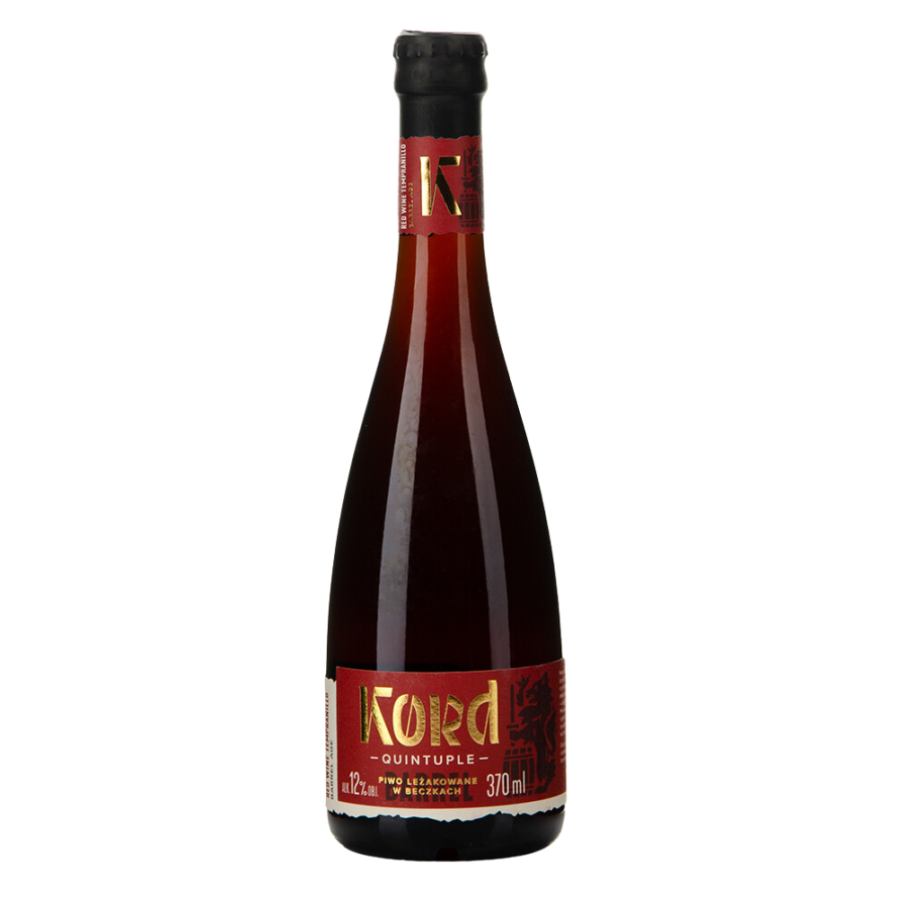 Piwo Jan Olbracht Kord - Quintuple Red Wine Pinot Noir Barrel Age 12% 370 ml