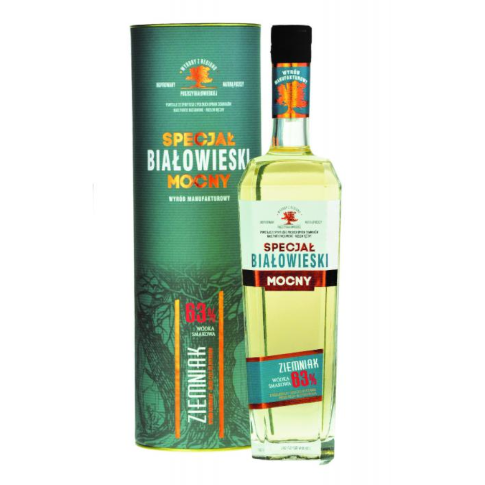 Wódka Specjał Białowieski Mocny Ziemniak 63% 700 ml tuba