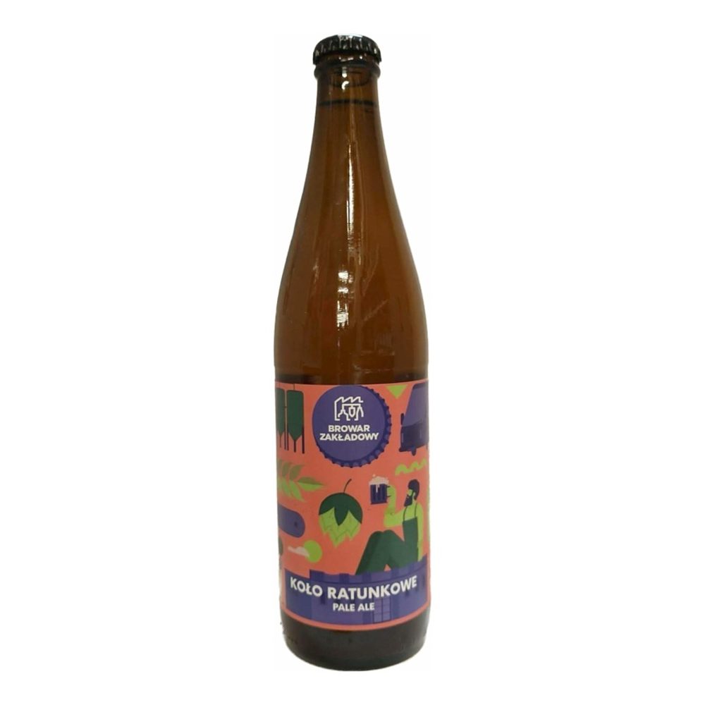 Piwo Zakładowy Koło Ratunkowe Pale Ale 4,5% 500 ml
