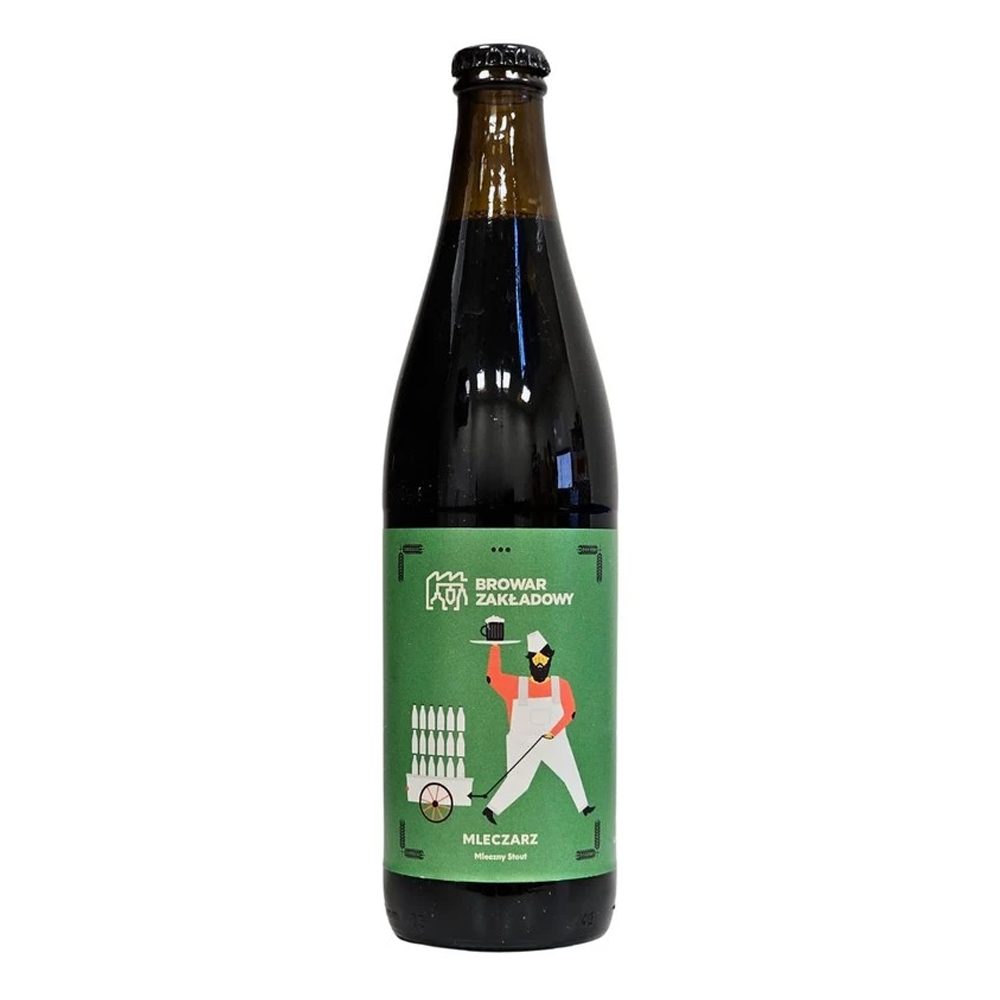 Piwo Zakładowy Mleczarz Mleczny Stout 5,5% 500 ml