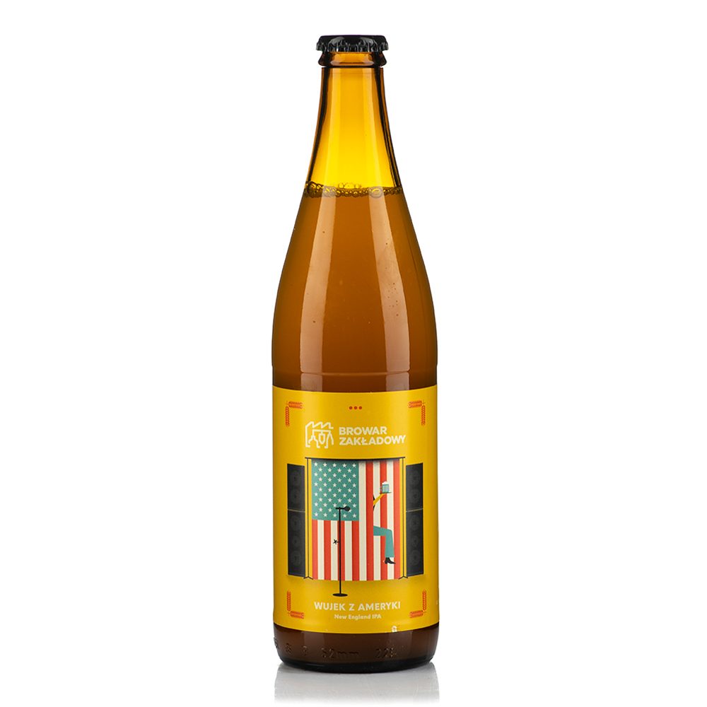 Piwo Zakładowy Wujek z Ameryki New England IPA 6,4% 500 ml