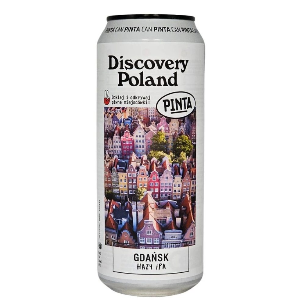 Piwo Pinta Discovery Poland Gdańsk - Hazy IPA 6% 500 ml Puszka