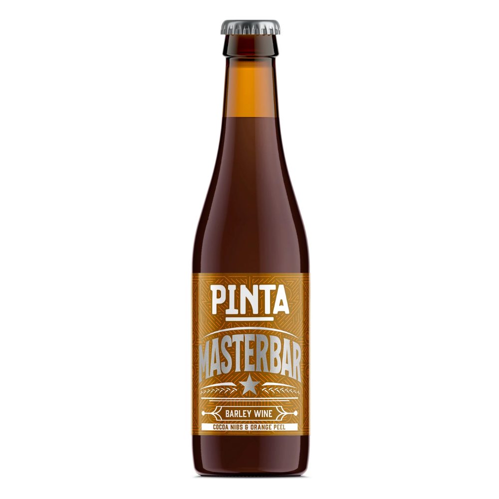 Piwo Pinta Masterbar - Barley Wine With Cocoa Nibs Orange Peel 12% 330 ml