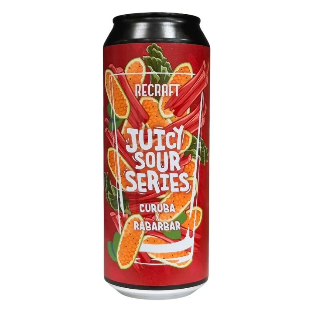 Piwo ReCraft Juicy Sour Series Curuba Rabarbar - Juicy Sour Ale 4,5% 500 ml Puszka
