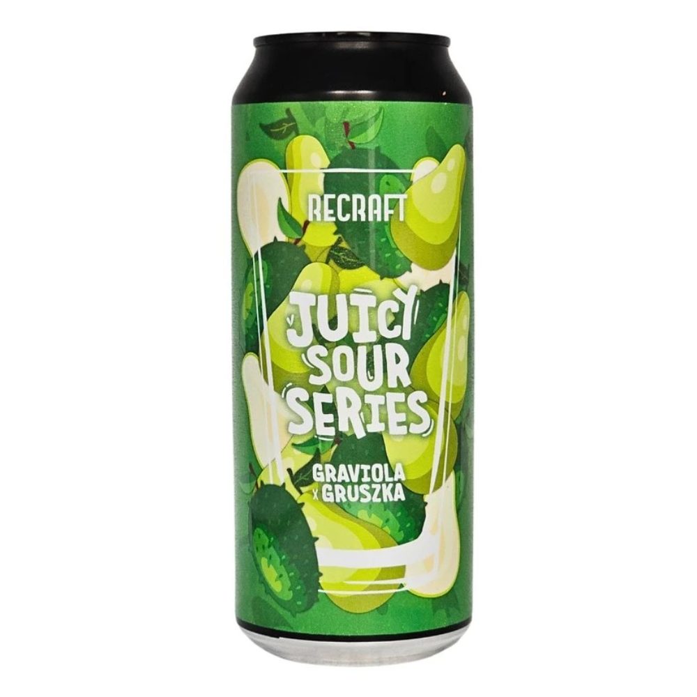 Piwo ReCraft Juicy Sour Series Graviola Gruszka - Juicy Sour Ale 4,5% 500 ml Puszka