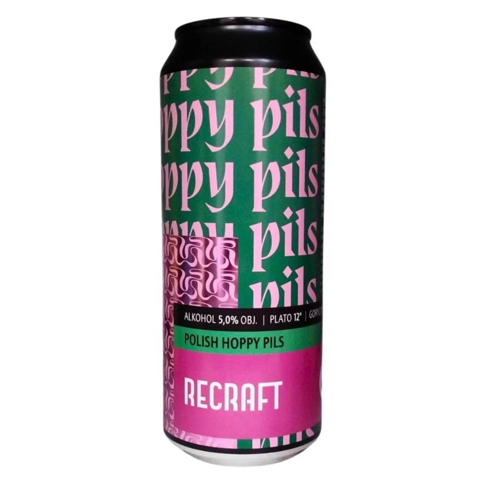 Piwo ReCraft Polish Hoppy Pils 5% 500 ml Puszka