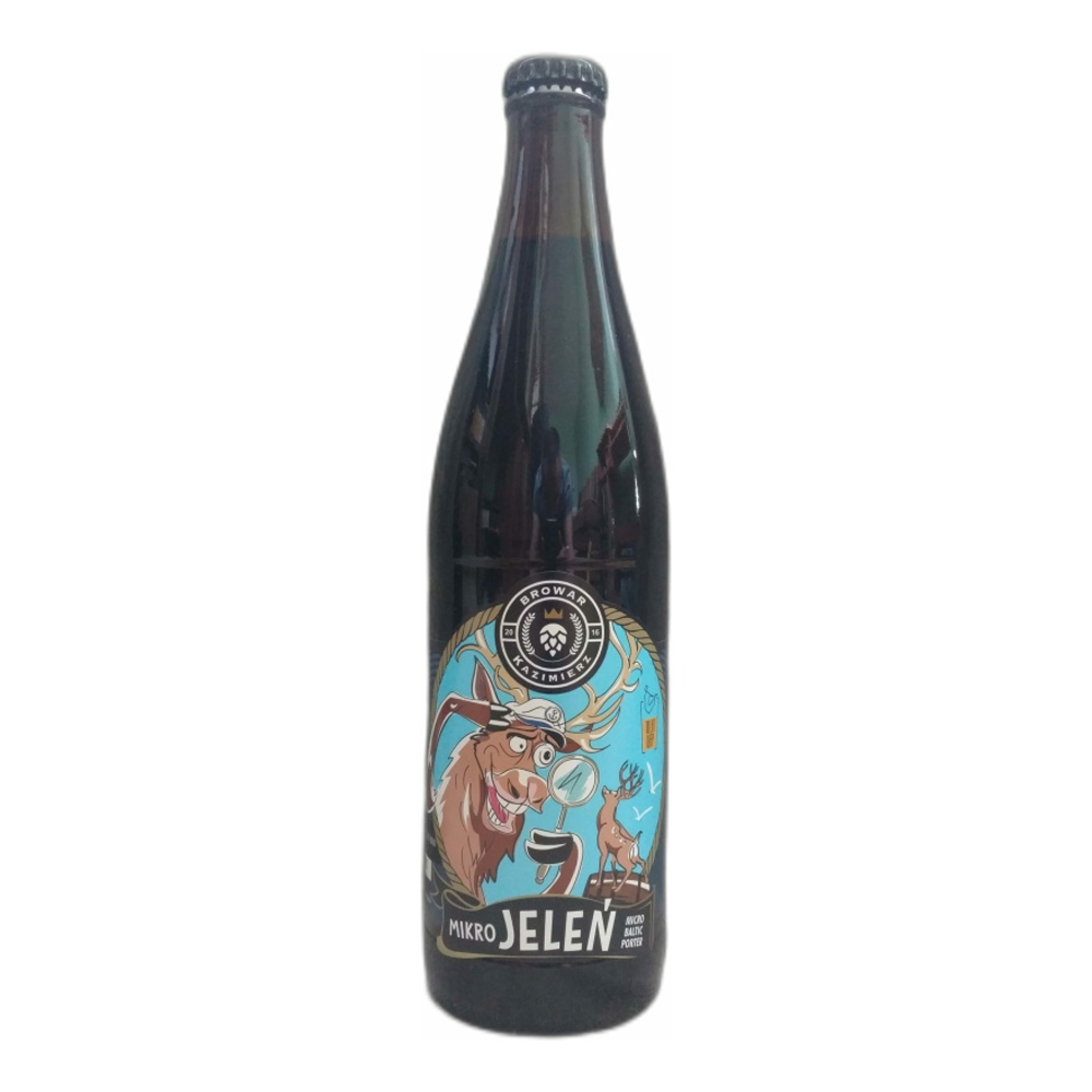 Piwo Kazimierz Mikro Jeleń Micro Baltic Porter 4,2% 500 ml