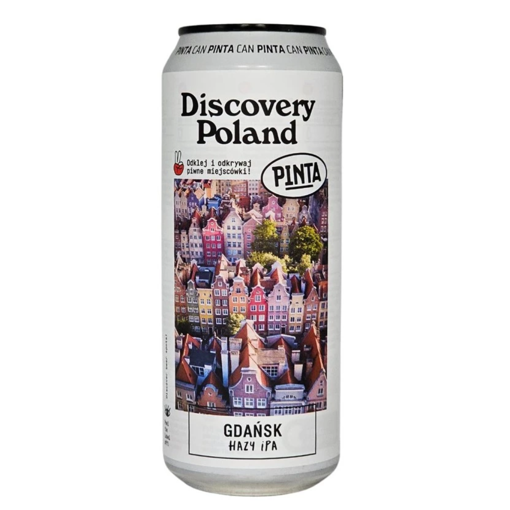 Piwo Pinta Discovery Poland Gdańsk - Hazy IPA 6% 500 ml Puszka
