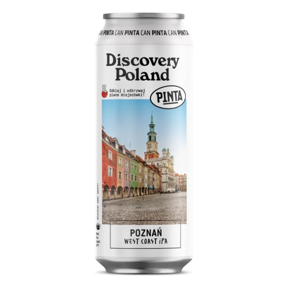 Piwo Pinta Discovery Poland Poznań - West Coast IPA 6,4% 500 ml Puszka