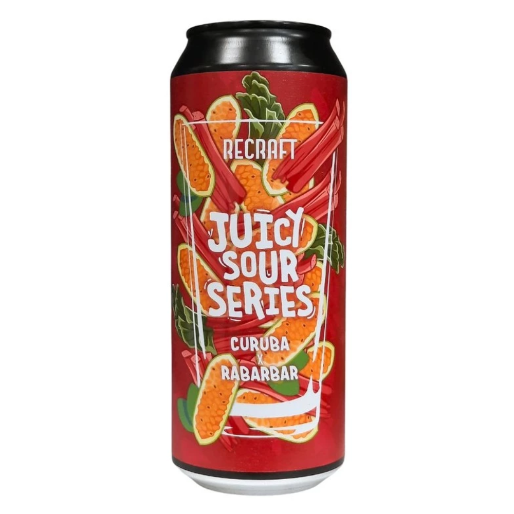 Piwo ReCraft Juicy Sour Series Curuba Rabarbar - Juicy Sour Ale 4,5% 500 ml Puszka