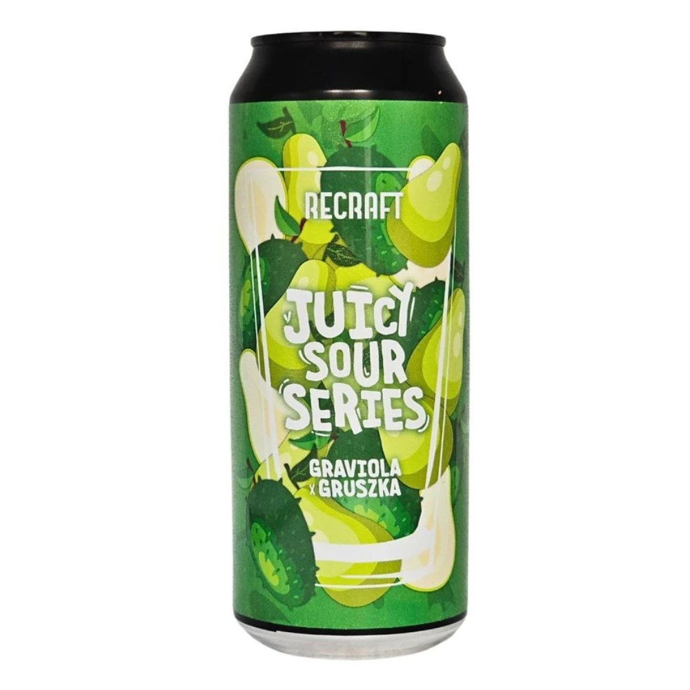 Piwo ReCraft Juicy Sour Series Graviola Gruszka - Juicy Sour Ale 4,5% 500 ml Puszka