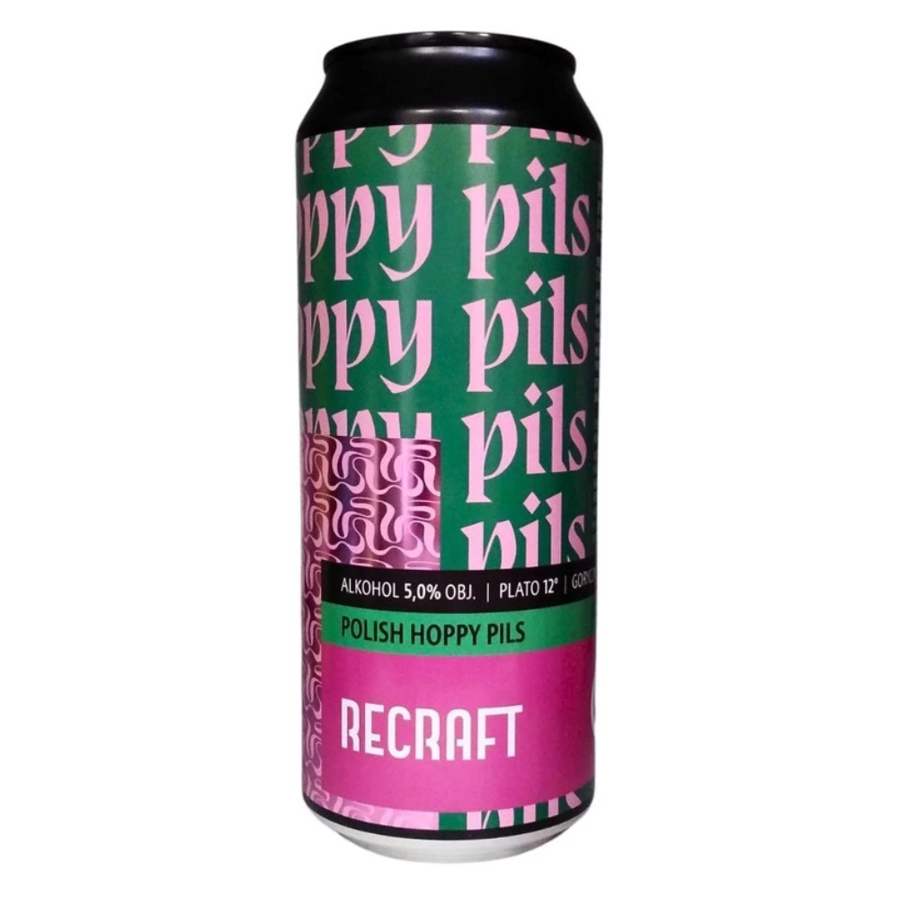 Piwo ReCraft Polish Hoppy Pils 5% 500 ml Puszka