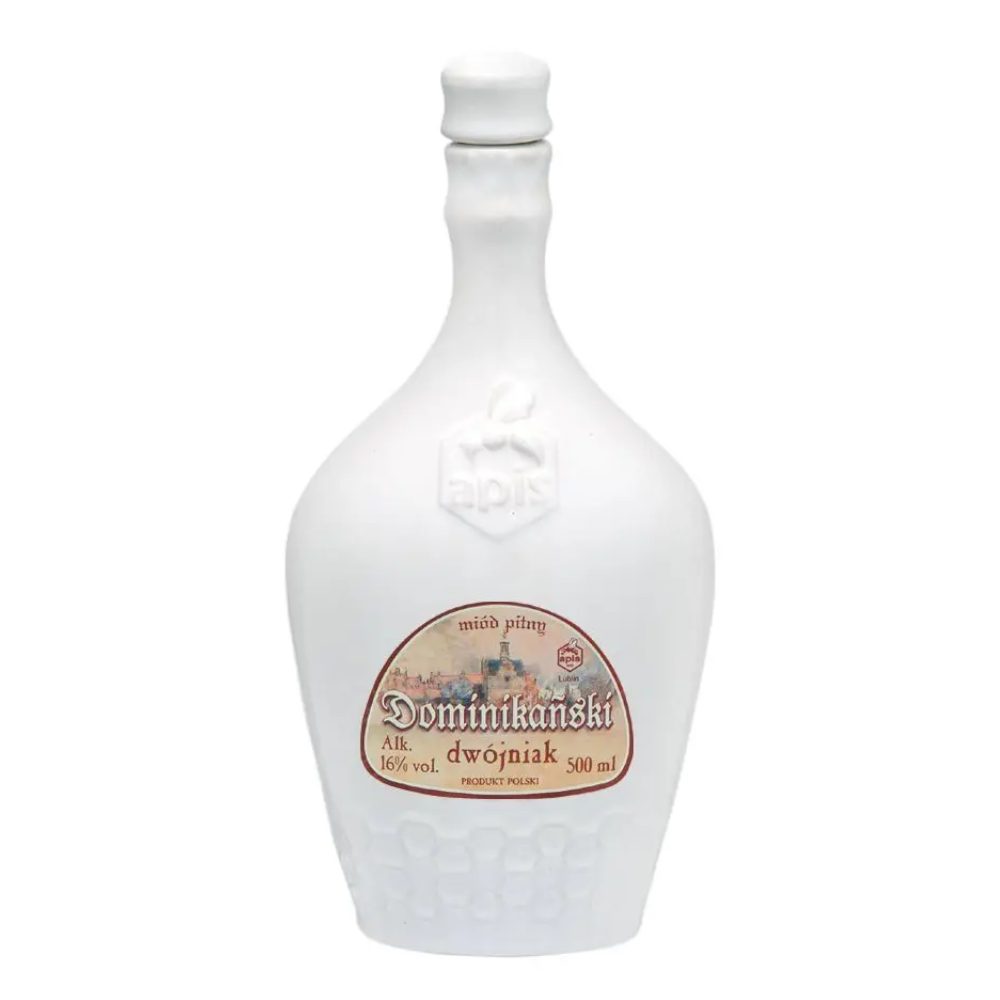 Miód Pitny Dominikański Dwójniak Kamionka 16% 500 ml