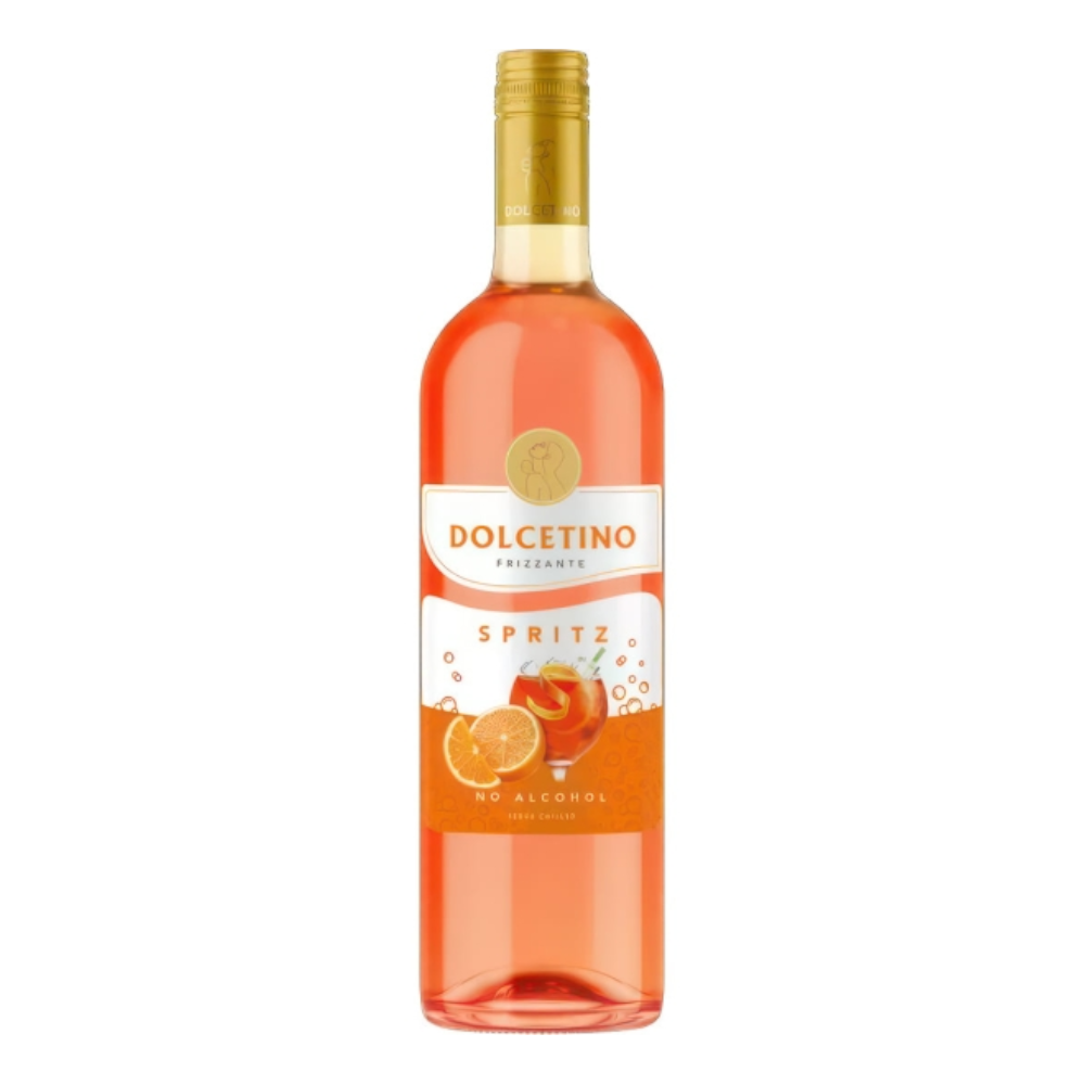 Wino Musujące Dolcetino Frizzante Spritz 0% różowe półsłodkie 750 ml