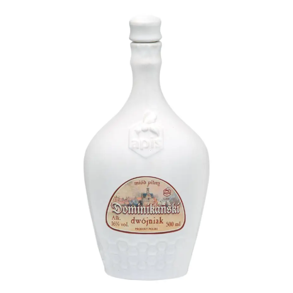 Miód Pitny Dominikański Dwójniak Kamionka 16% 500 ml