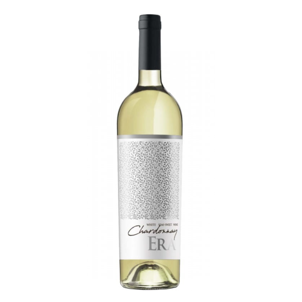 Wino Era Chardonnay 12% białe półsłodkie 750 ml