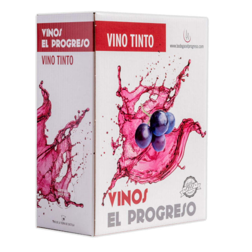Wino El Progreso Vino Tinto Bag in Box 13,5% czerwone wytrawne 3000 ml