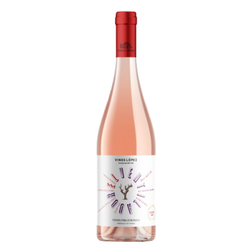 Wino Vinos Lopez Rosado 12% różowe wytrawne 750 ml