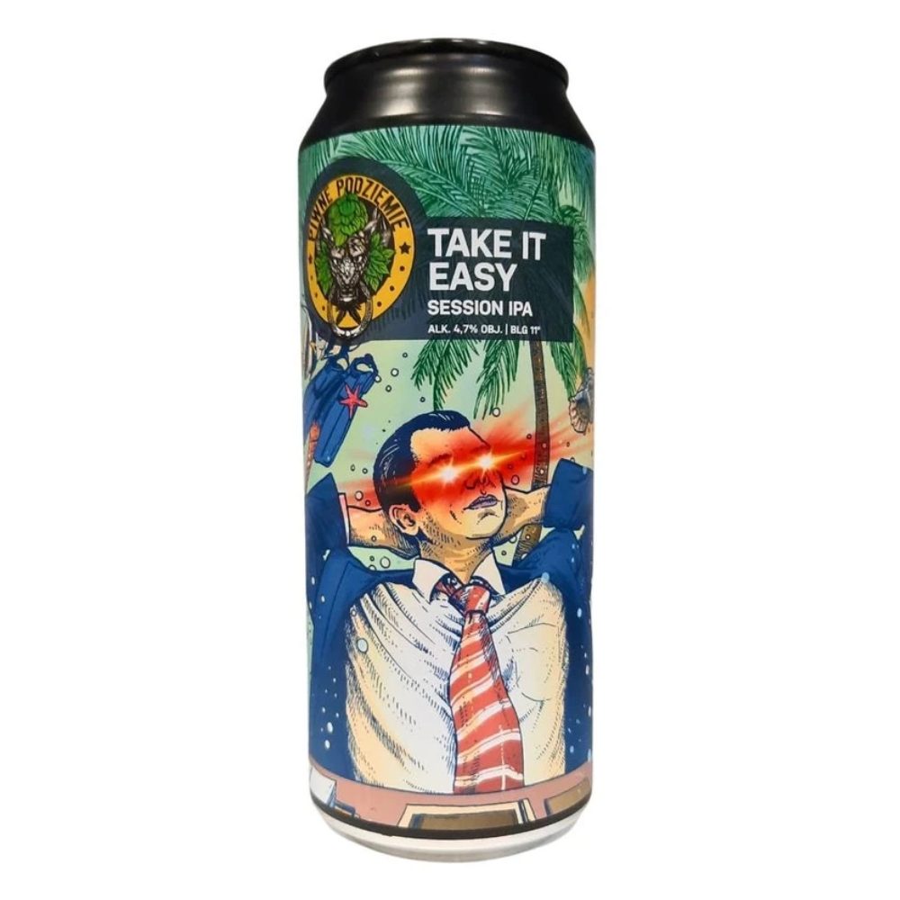 Piwo Piwne Podziemie Take It Easy 2024 - Session IPA 4,7% 500 ml Puszka