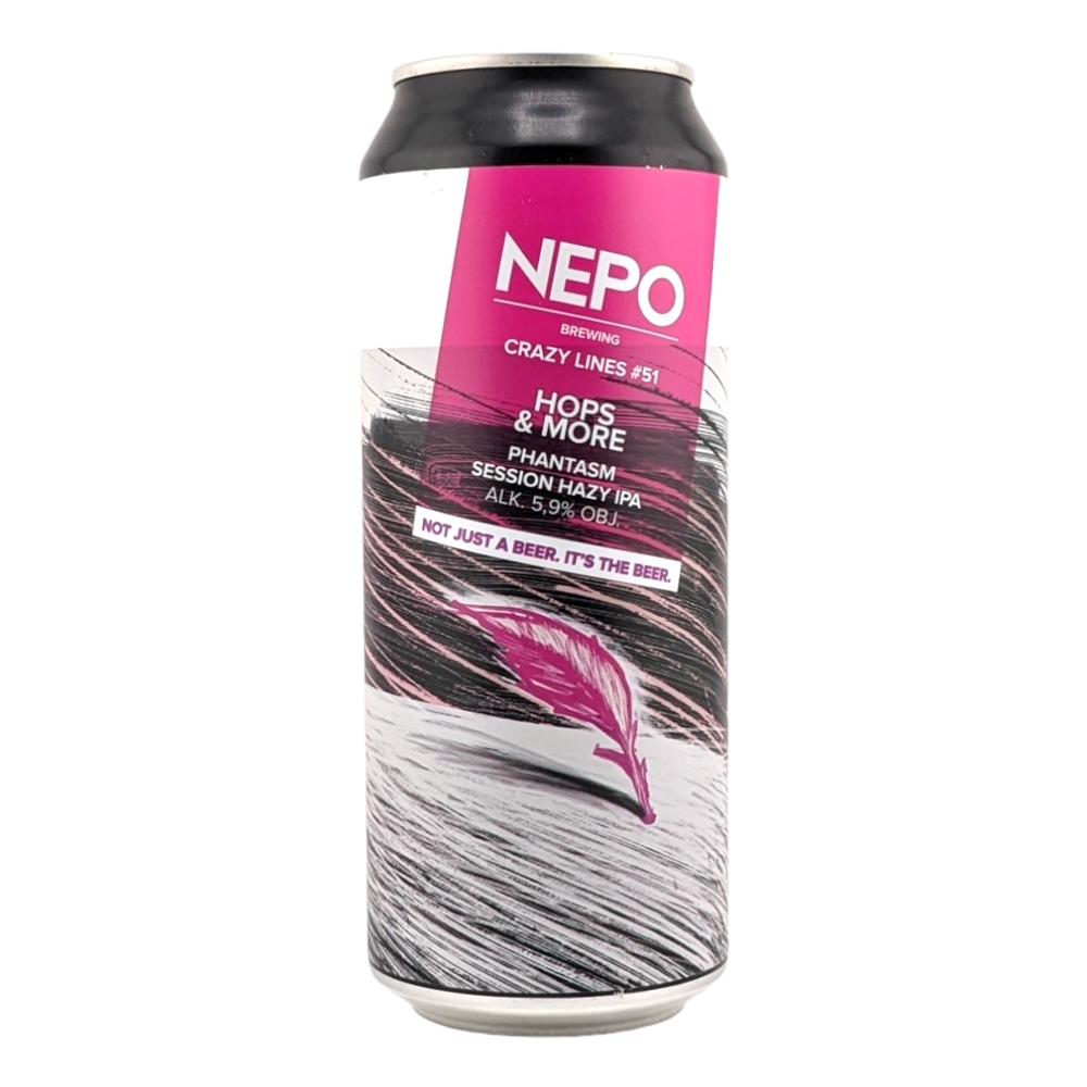 Piwo Nepomucen Crazy Lines #51 Hops More Session Hazy Ipa 5,9% 30l keg