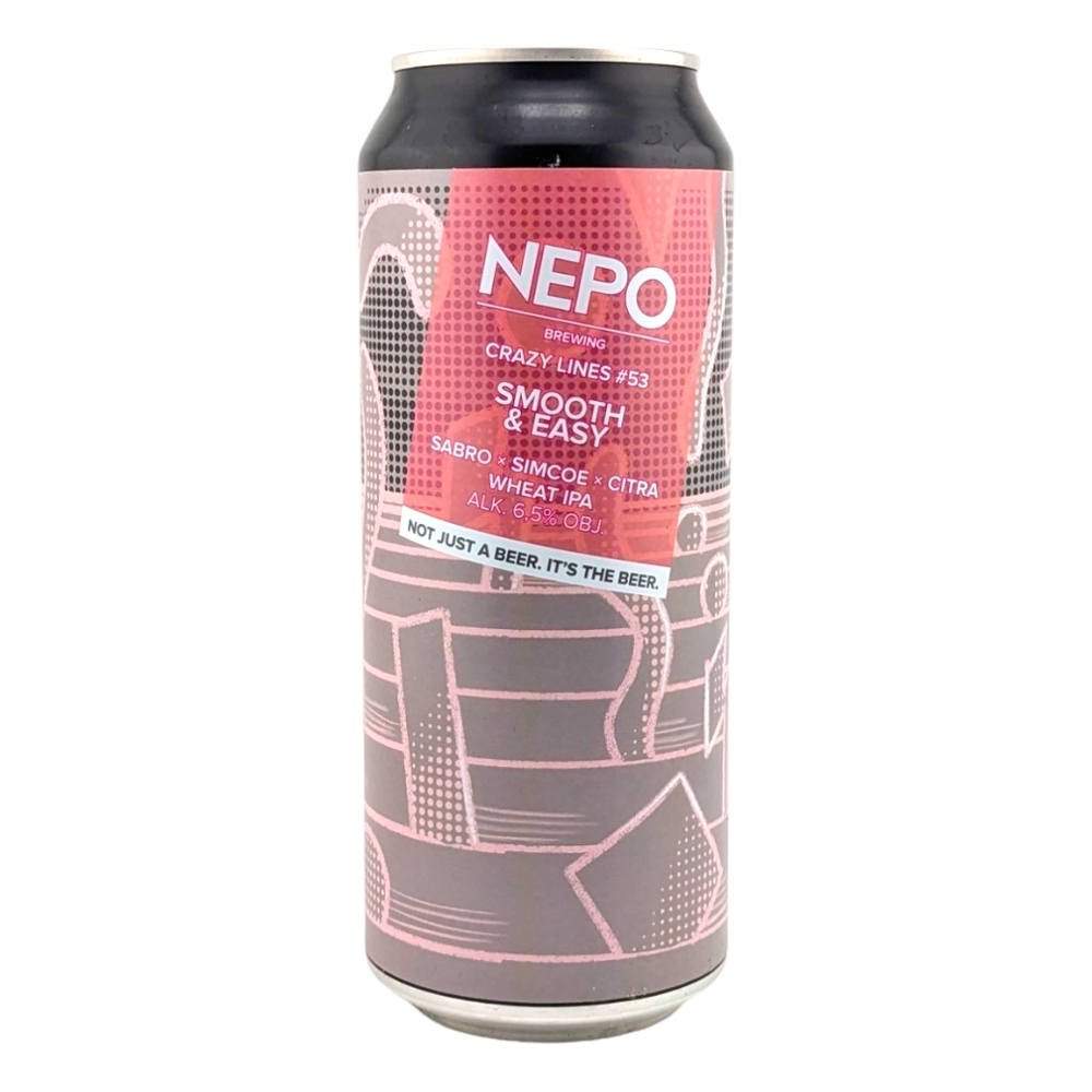 Piwo Nepomucen Crazy Lines #53 Smooth Easy - Sabro, Simcoe, Citra White IPA 6,5% 500 ml puszka