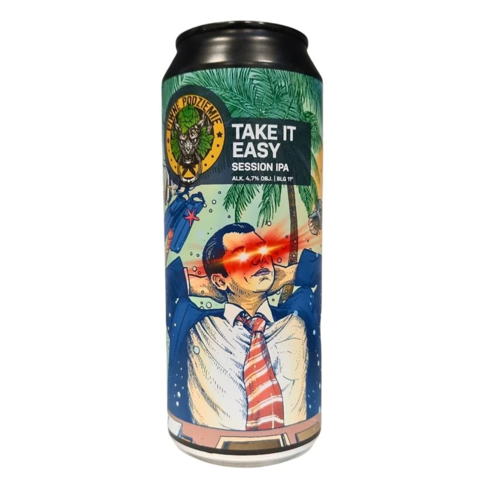 Piwo Piwne Podziemie Take It Easy 2024 - Session IPA 4,7% 500 ml Puszka