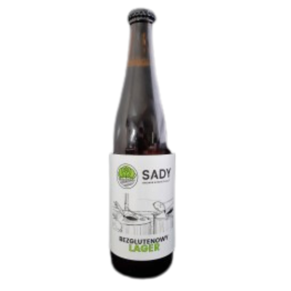 Piwo Sady Bezglutenowy Lager Ciemny 5,5% 500 ml