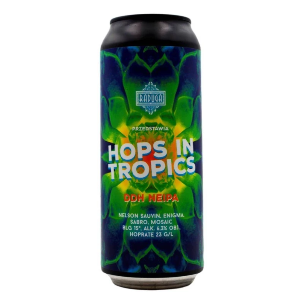 Piwo Raduga Hops in Tropics - DDH NEIPA 6,3% 500 ml Puszka