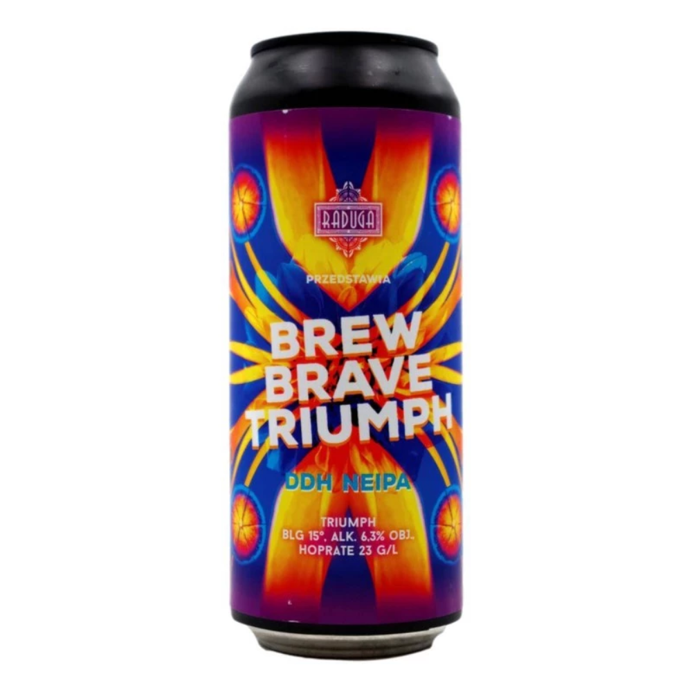 Piwo Raduga Brew Brave Triumph - DDH NEIPA 6,3% 500 ml Puszka