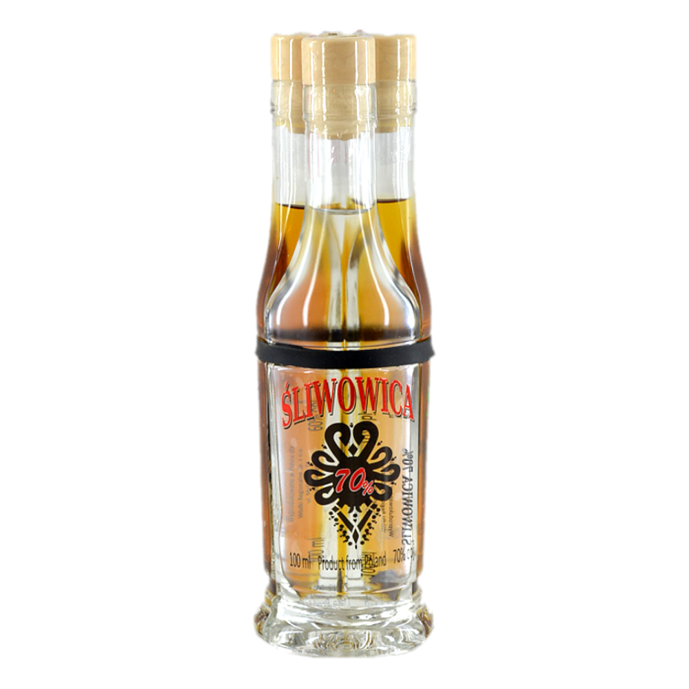 Wódka Trio Śliwowica 50% - 70% 3 x 200 ml