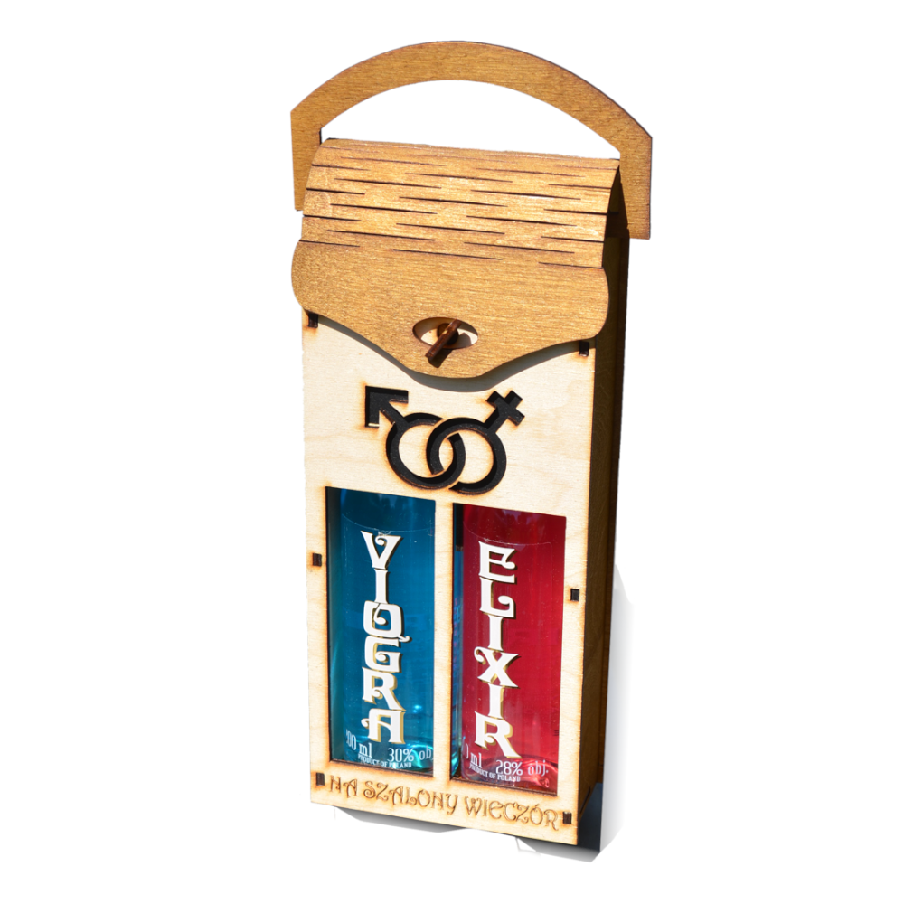 Wódka Viogra na Szalony Wieczór 28% - 30% 2 x 200 ml Zestaw