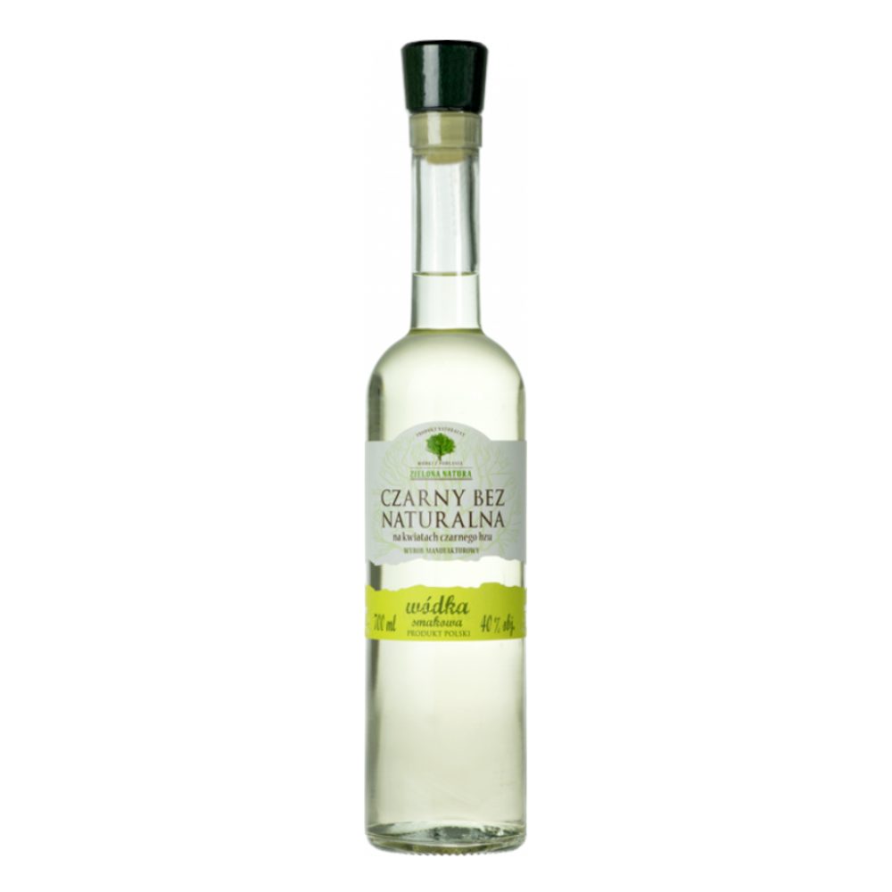 Wódka Zielona Natura Na kwiatach z Czarnego Bzu  40% 50 ml