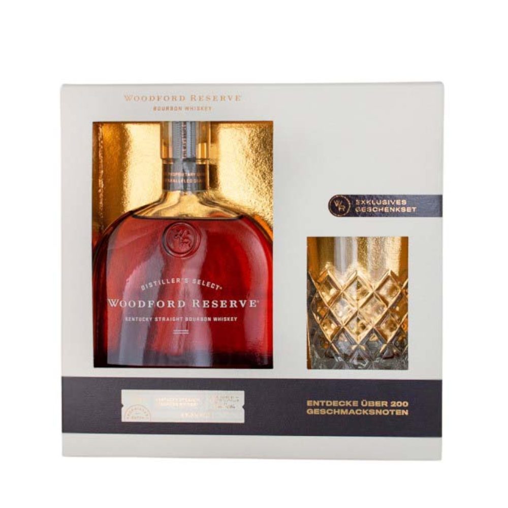 Whisky Woodford Reserve + Szklanka 43,2% 700 ml