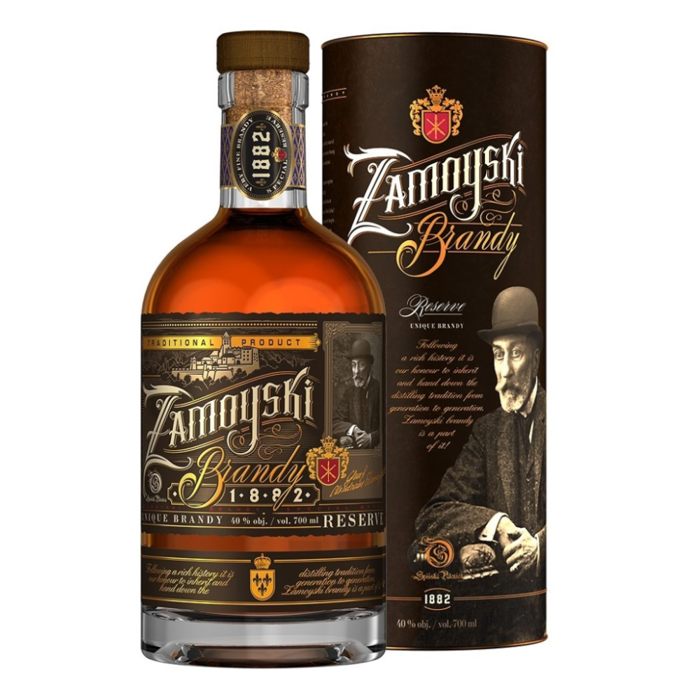 Brandy Zamoyski 40% 700 ml tuba