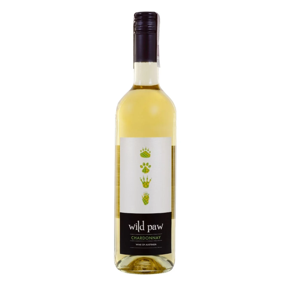 Wino Wild Paw Chardonnay 13,5% białe wytrawne 750 ml