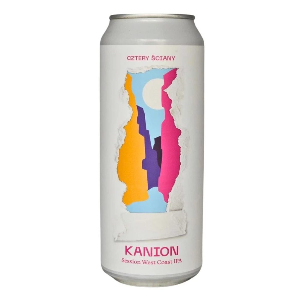 Piwo Cztery Ściany Kanion - Session West Coast IPA 4,5% 500 ml Puszka