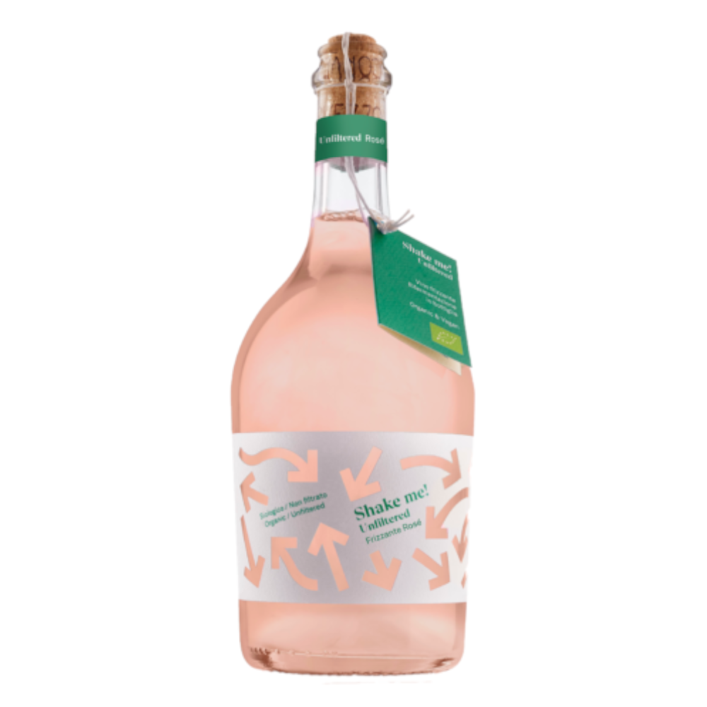 Wino Shake Me! Prosecco DOC BIO Rose 10,5% różowe wytrawne 750 ml