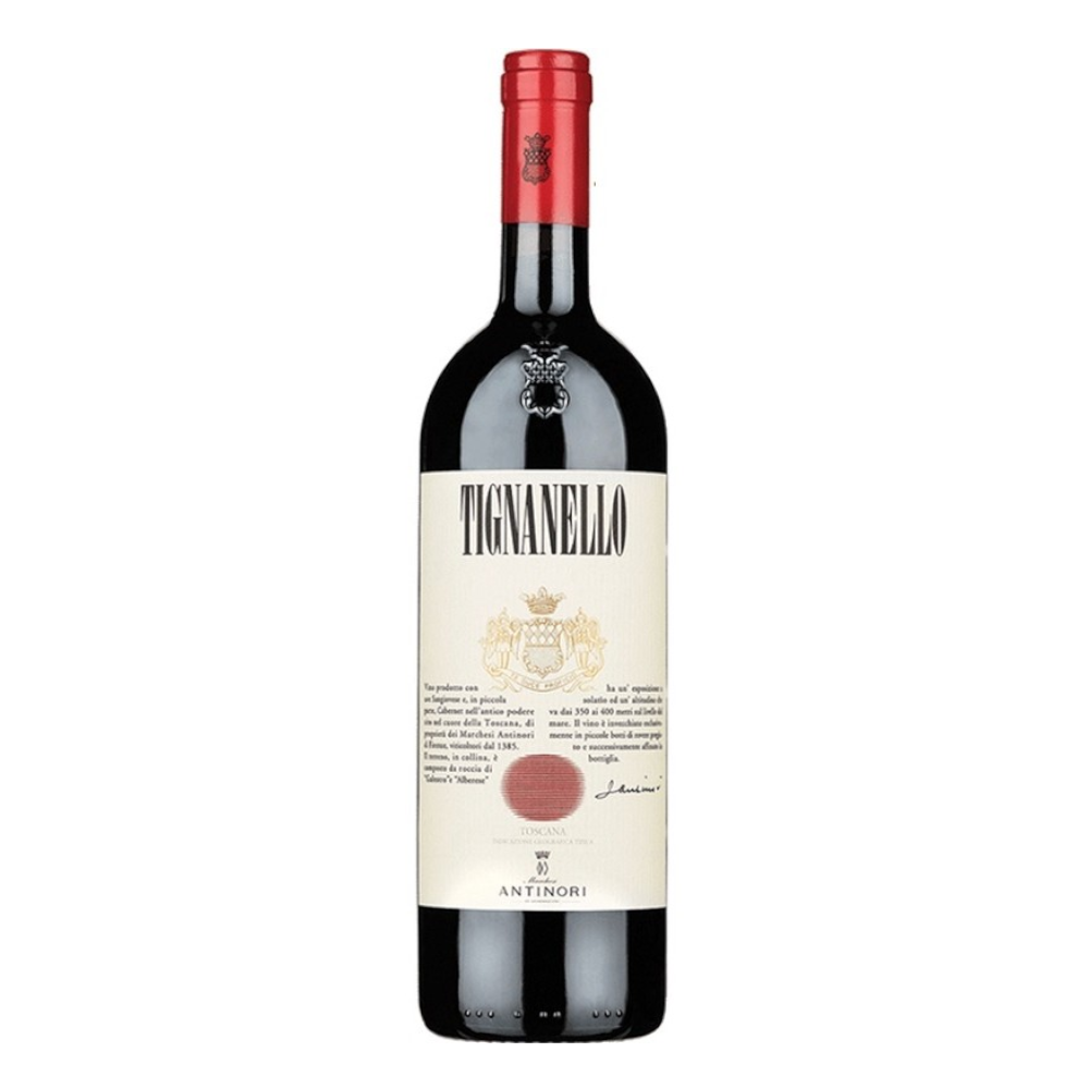Wino Tignanello Marchesi Antinori Toscana IGT 2018 15% czerwone wytrawne 375 ml