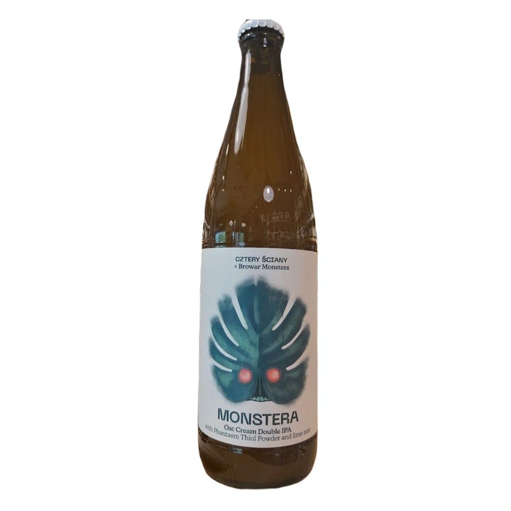 Piwo Cztery Ściany Monstera - Oat Cream Double IPA 6,8% 500 ml
