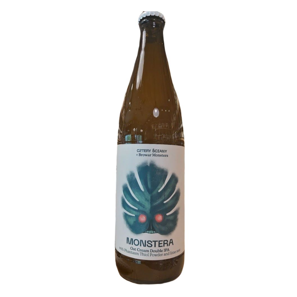 Piwo Cztery Ściany Monstera - Oat Cream Double IPA 6,8% 500 ml