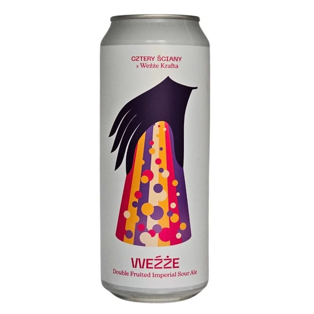 Piwo Cztery Ściany Wee - Double Fruited Imperial Sour Ale 7,2% 500 ml Puszka
