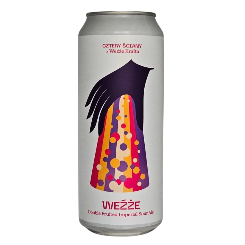 Piwo Cztery Ściany Wee - Double Fruited Imperial Sour Ale 7,2% 500 ml Puszka