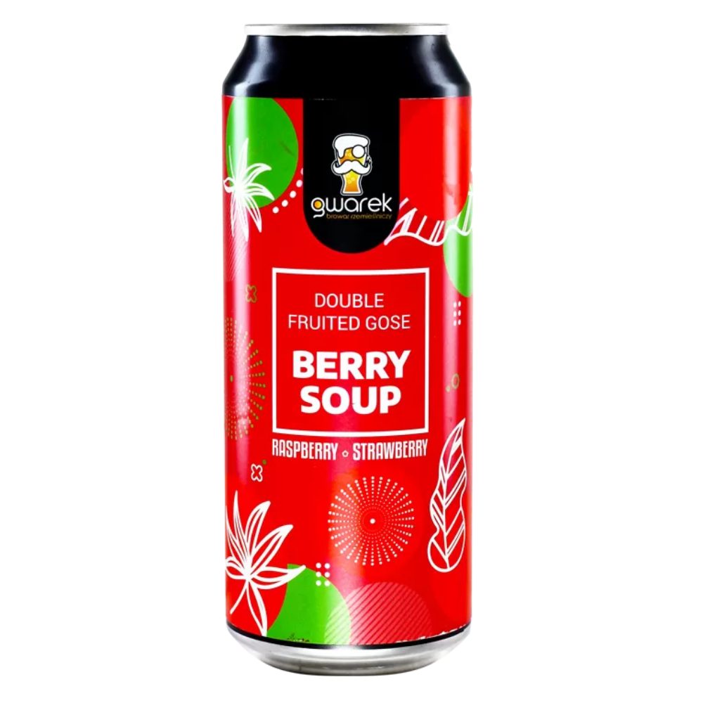 Piwo Gwarek Berry Soup - Double Fruited Gose 5,8% 500 ml Puszka DRS